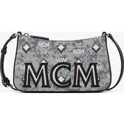 MCM Aren Shoulder Bag Mini - Grey