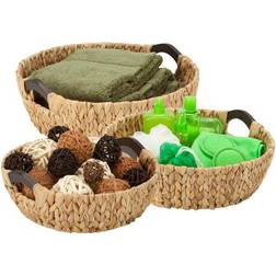 Honey Can Do Round Natural Basket 38.1cm 3pcs