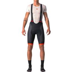 Castelli Competizione Kit Bib Shorts Men - Black/Fiery Red