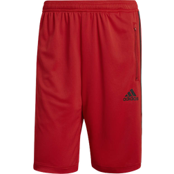 Adidas Designed 2 Move 3-Stipes Primeblue Shorts Men - Scarlet/Black