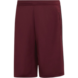 Adidas Designed 2 Move 3-Stipes Primeblue Shorts Men - Burgundy/Black