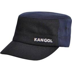 Kangol Textured Wool Army Cap Unisex - Navy