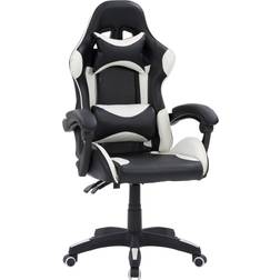 CorLiving Ravagers Gaming Chair - Black/White