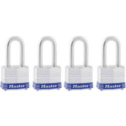 Master Lock 3QLF Laminated Padlocks 3-pack