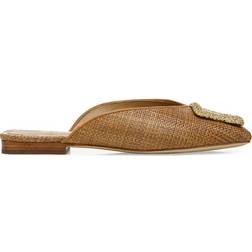 Sam Edelman Lavina Buckle Mule - Cuoio Weave