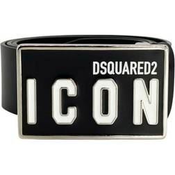 DSquared2 Icon Plaque Belt - Black