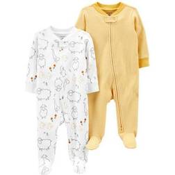 Carter's Zip-Up Cotton Sleep & Plays 2-pack - Multi (V_1L777610)