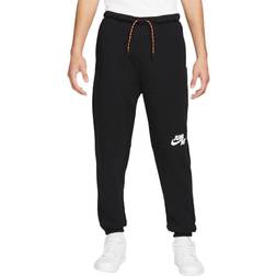 Nike Pantaloni Con Polsino Logo Nero Uomo