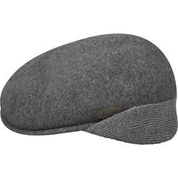 Kangol Flat Cap 504 Pepe Met Öronlappar - Antracit