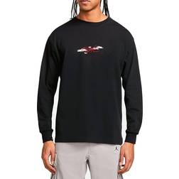 NIKE Jordan Flight Essentials '85 Long-Sleeve T-shirt - Black/White