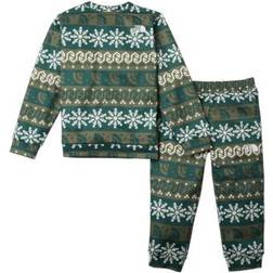 The North Face Infant Surgent Crew Set - Night Green Halfdome Fairisle Print (NF0A4CBS-2J9)