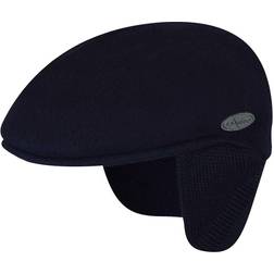 Kangol Flat Cap 504 Pepe Met Öronlappar - Mörkblå