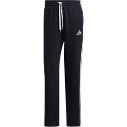 adidas Essentials Fleece Open Hem 3-Stripes Pants - Legend Ink