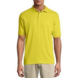 Hanes Cotton-Blend EcoSmart Polo Jersey - Yellow