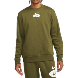 Nike Sl Bb Crew Rough Male Hoodies & Sweatshirts Verde