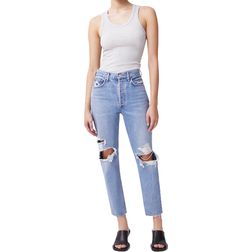 Agolde Fen High Rise Relaxed Tapered Jeans - Wander