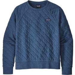 Patagonia Women's Organic Cotton Quilt Crew Sweatshirt - Blue