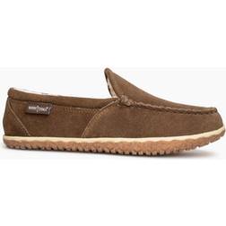 Minnetonka Mocasines 'Tilden' - Crema/Marrón