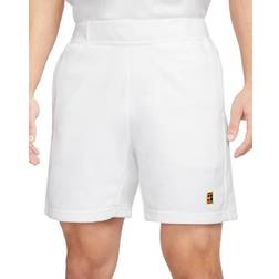 Nike Court Fleece Tennis Shorts - White