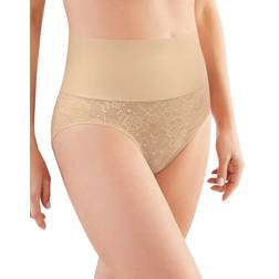 Maidenform Tame Your Tummy Cool Comfort Shaping Brief - Nude 1/Transparent Lace