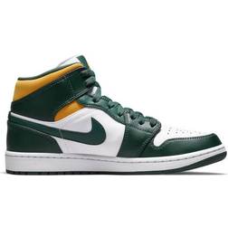 Nike Air Jordan 1 Mid M - Noble Green/White/Pollen