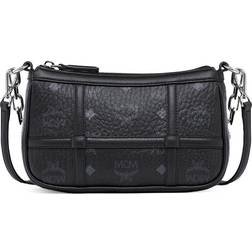 MCM Aren Shoulder Bag in Visetos Mini - Black