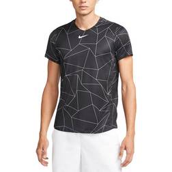 Nike Court Dri-FIT Advantage Tennis Top Men - Black/White