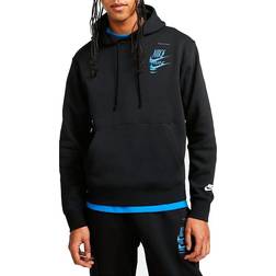 NIKE Sportswear Sport Essentials+ Fleece Pullover Hoodie - Black/White