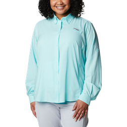 Columbia Women’s PFG Tamiami II Long Sleeve Shirt Plus - Gulf Stream