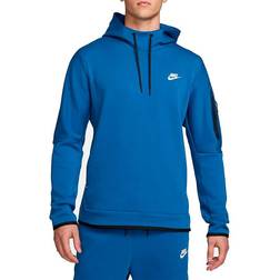 Nike Sportswear Tech Fleece Pullover Hoodie - Dark Marina Blue/Light Bone