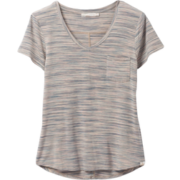 Prana Foundation Short Sleeve V-Neck - Frost