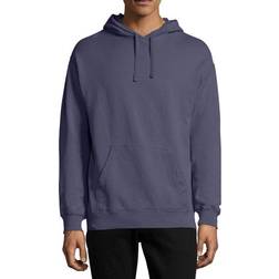 Hanes ComfortWash Garment Dyed Fleece Hoodie Sweatshirt Unisex - Anchor Slate