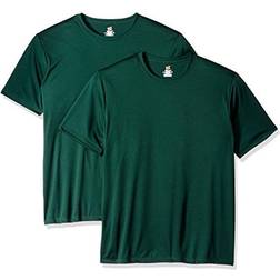 Hanes Sport Cool Dri Performance T-shirt 2-pack Men - Deep Forest