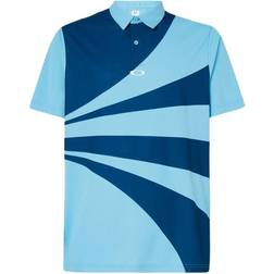 Oakley Geometric Swing Polo Shirts - Interstellar Blue