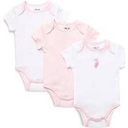 Little Me Prima Ballerina 3-Pack Bodysuits - Blushing Bride/White (LB802570N)