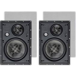 Monoprice Alpha In-Wall Speakers 8 Inch Pair