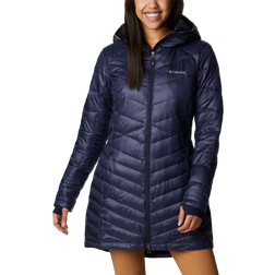 Columbia Women's Joy Peak Omni-Heat Infinity Mid Insulated Hooded Jacket - Dark Nocturnal
