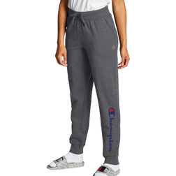 Champion Powerblend Fleece Joggers Script Logo 30" - Granite Heather