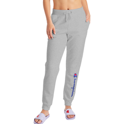 Champion Powerblend Fleece Joggers Script Logo 30" - Oxford Grey