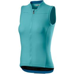 Castelli Anima 3 Sleeveless Women - Celeste/Marine Blue