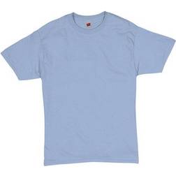 Hanes Essential-T Short Sleeve T-shirt 4-pack - Light Blue