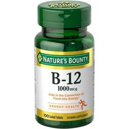 Natures Bounty Nature's Bounty Vitamin B-12 1000 mcg 100 Tablets 100 pcs