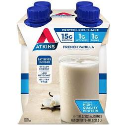 Atkins Advantage RTD Shake Creamy Vanilla 11 fl oz Each Pack of 4