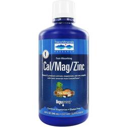 Trace Minerals Research Liquid Cal-Mag-Zinc Pia Colada 32 fl oz