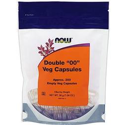 NOW Foods Healthy Foods VCAPS Double 00 250 Empty Veg Capsules