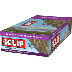 Clif Bar Chocolate Chip Peanut Crunch 12 Bars 68 g