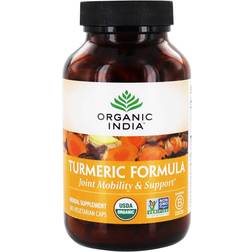 Organic India Turmeric Formula Joint Mobility & Support 180 Vegetarian Caps