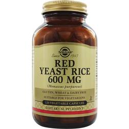 Solgar Red Yeast Rice 600 mg 120 Vegetable Capsules