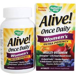 Natures Way Nature's Way Alive! Once Daily Women's Ultra Potency Multivitamin 60 Tablets