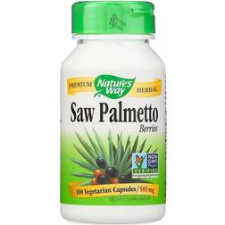 Natures Way Nature's Way Saw Palmetto Berries 585 mg. 100 Vegetarian Capsules 100 pcs